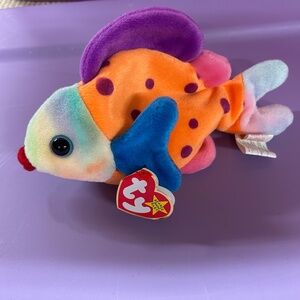 Lips the Fish Ty Original Beanie Baby 1999 Excellent Condition 8” long